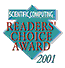 Scientific Computing & Instrumentation Readers' Choice Winner - Presentation Graphics Software, 2001